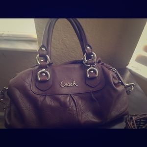 Coach Ashley Leather Satchel